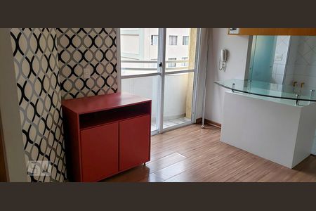 Sala de kitnet/studio para alugar com 1 quarto, 36m² em Indianópolis, São Paulo