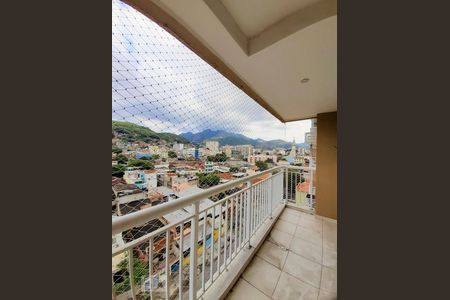 Varanda da Sala de apartamento à venda com 2 quartos, 60m² em Engenho Novo, Rio de Janeiro