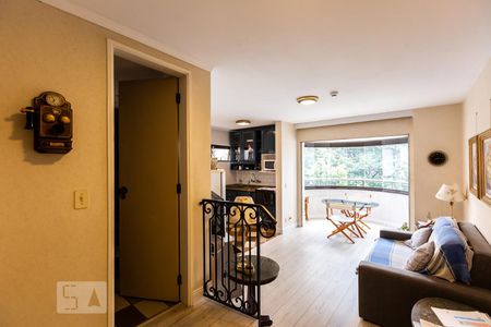 Sala de apartamento para alugar com 1 quarto, 55m² em Bela Vista, São Paulo