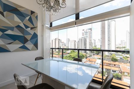 Sala de apartamento para alugar com 1 quarto, 74m² em Vila Olímpia, São Paulo