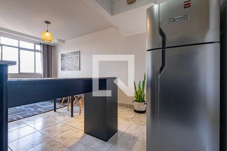 Sala/Cozinha de apartamento para alugar com 1 quarto, 58m² em Jardim Paulista, São Paulo