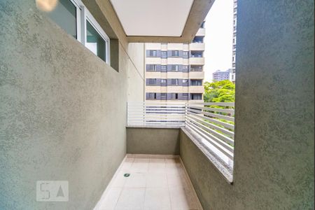 Varanda da Sala de apartamento para alugar com 1 quarto, 70m² em Jardim, Santo André