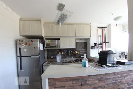 Cozinha de apartamento à venda com 1 quarto, 48m² em Chácara das Nações, Campinas