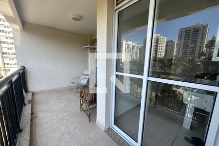 Varanda da Sala de apartamento à venda com 1 quarto, 70m² em Jacarepaguá, Rio de Janeiro
