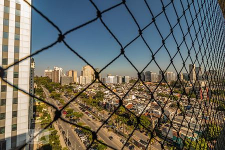 Vista da Sala de kitnet/studio para alugar com 1 quarto, 67m² em Alphaville, Barueri
