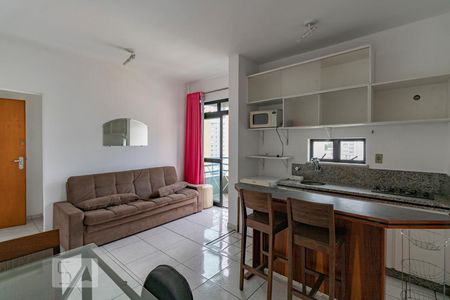 Sala/Cozinha de apartamento para alugar com 1 quarto, 45m² em Funcionários, Belo Horizonte