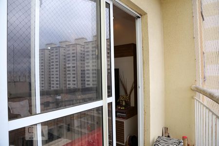 Varanda da Sala de apartamento à venda com 3 quartos, 65m² em Chácara Agrindus, Taboão da Serra
