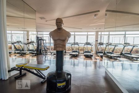 Área Comum - Academia  de apartamento para alugar com 1 quarto, 48m² em Vila Gertrudes, São Paulo