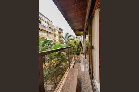 Varanda da Sala de apartamento à venda com 3 quartos, 166m² em Lagoa, Rio de Janeiro