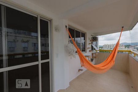 Varanda Sala 1 (1º andar) de apartamento à venda com 4 quartos, 169m² em Freguesia (jacarepaguá), Rio de Janeiro