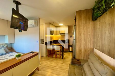 Sala de kitnet/studio para alugar com 1 quarto, 31m² em Centro, Guarulhos