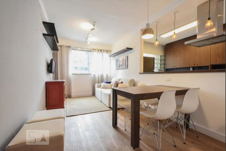 Sala de Jantar de apartamento para alugar com 1 quarto, 47m² em Cidade Monções, São Paulo