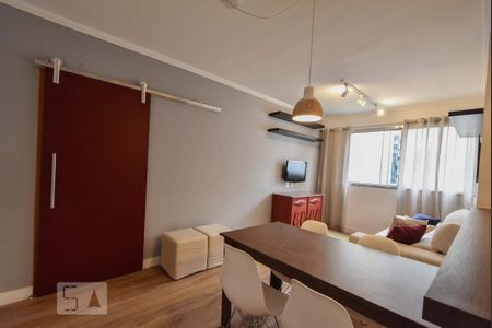 Sala de apartamento para alugar com 1 quarto, 47m² em Cidade Monções, São Paulo