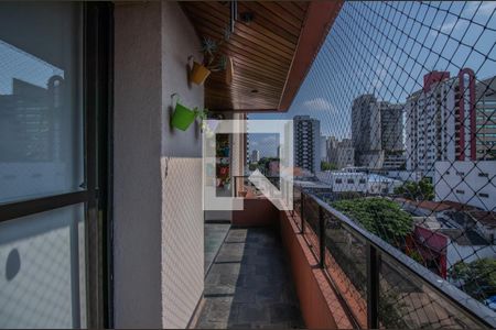 Varanda da Sala de Estar de apartamento à venda com 3 quartos, 190m² em Vila Mariana, São Paulo