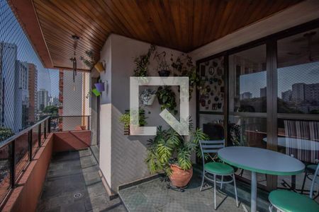 Varanda da Sala de Estar de apartamento à venda com 3 quartos, 190m² em Vila Mariana, São Paulo