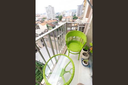 Varanda da Sala de apartamento à venda com 3 quartos, 77m² em Méier, Rio de Janeiro