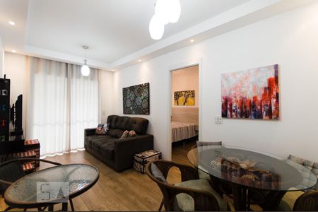 Sala de apartamento para alugar com 1 quarto, 48m² em Centro, São Paulo