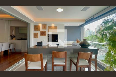 Varanda gourmet de apartamento para alugar com 3 quartos, 122m² em Pinheiros, São Paulo