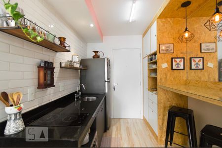 Studio à venda com 35m², 1 quarto e 1 vagaCozinha