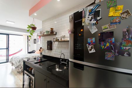 Studio à venda com 35m², 1 quarto e 1 vagaCozinha