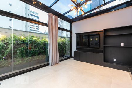 Sala de apartamento à venda com 1 quarto, 96m² em Vila Olímpia, São Paulo