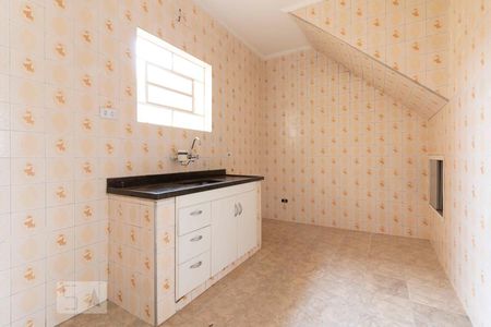 Cozinha de casa para alugar com 1 quarto, 45m² em Vila Santana, São Paulo