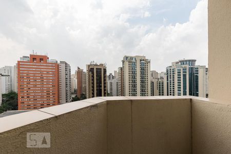 Varanda de apartamento para alugar com 1 quarto, 40m² em Indianópolis, São Paulo