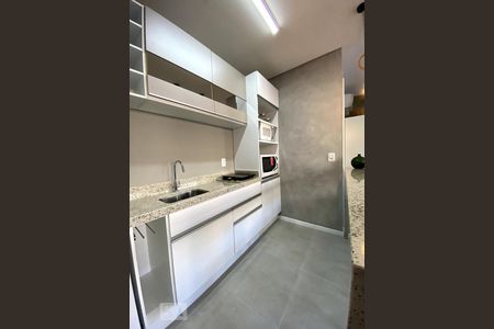 Cozinha - Armários de kitnet/studio para alugar com 1 quarto, 35m² em Rio Branco, Novo Hamburgo