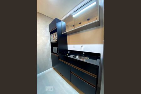 Cozinha de kitnet/studio para alugar com 1 quarto, 24m² em Rio Branco, Novo Hamburgo