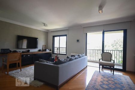 Sala de apartamento para alugar com 3 quartos, 121m² em Real Parque, São Paulo