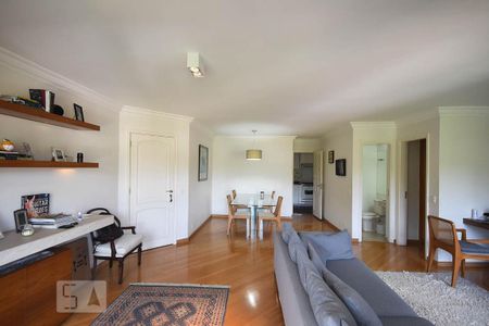 Sala de apartamento para alugar com 3 quartos, 121m² em Real Parque, São Paulo