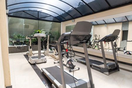 Apartamento para alugar com 253m², 4 quartos e 4 vagas Apartamento para alugar com 253m², 4 quartos e 4 vagasÁrea comum - Academia