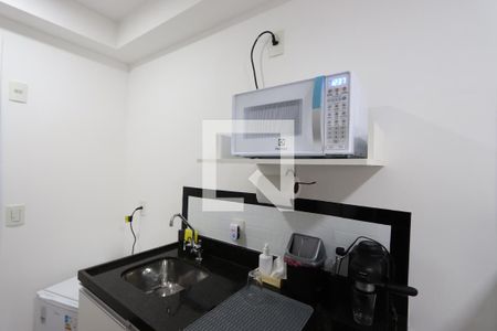 Studio para alugar com 25m², 1 quarto e sem vagaStudio - ambiente cozinha