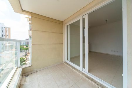 Varanda da Sala de apartamento para alugar com 2 quartos, 58m² em Jardim, Santo André