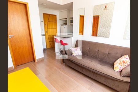 Sala de apartamento para alugar com 1 quarto, 30m² em Vila Regente Feijó, São Paulo