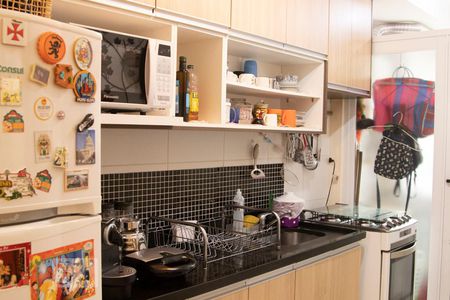 Cozinha de apartamento para alugar com 2 quartos, 64m² em Vila São Paulo, São Paulo