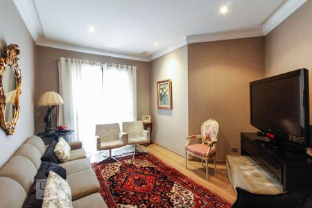 Sala de TV de apartamento à venda com 4 quartos, 440m² em Vila Regente Feijó, São Paulo