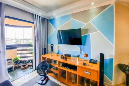 Sala de apartamento para alugar com 3 quartos, 80m² em Paulicéia, São Bernardo do Campo
