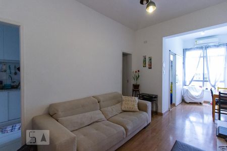 Sala de apartamento à venda com 3 quartos, 60m² em Humaitá, Rio de Janeiro