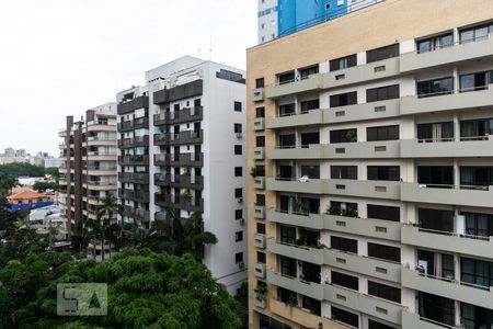Varanda - vista de apartamento para alugar com 1 quarto, 45m² em Jardim Paulista, São Paulo