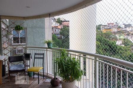 Varanda de apartamento à venda com 2 quartos, 75m² em Tijuca, Rio de Janeiro