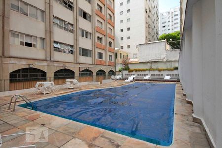 Piscina de apartamento para alugar com 1 quarto, 58m² em Vila Buarque, São Paulo
