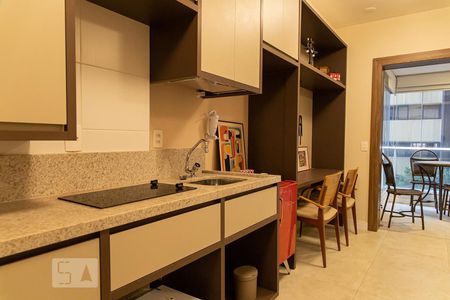 Studio à venda com 35m², 1 quarto e 1 vagaCozinha