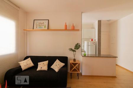 Sala de apartamento à venda com 1 quarto, 34m² em Vila Nova Conceição, São Paulo