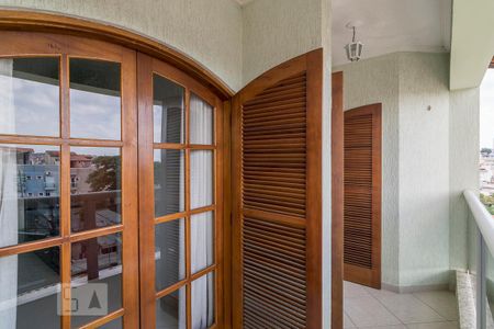 Varanda da Suíte 4 de casa à venda com 5 quartos, 500m² em Parque Oratorio, Santo André