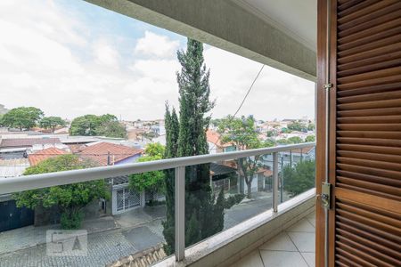 Varanda da Suíte 1 de casa à venda com 5 quartos, 500m² em Parque Oratorio, Santo André
