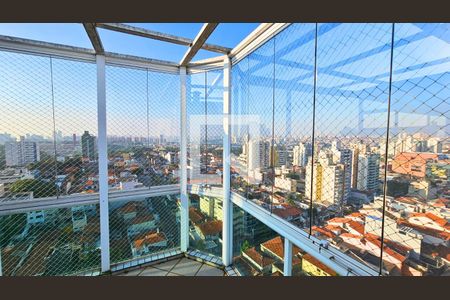 Apartamento à venda com 208m², 4 quartos e 3 vagasVaranda da cobertura