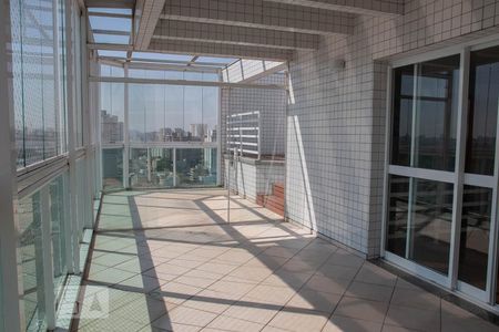 Apartamento à venda com 208m², 4 quartos e 3 vagasVaranda da cobertura