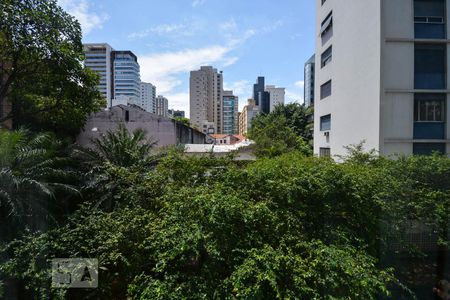 Varanda - vista de apartamento à venda com 2 quartos, 50m² em Jardim Paulista, São Paulo