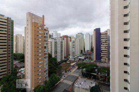 Vista Varanda Sala de apartamento à venda com 2 quartos, 72m² em Indianópolis, São Paulo
